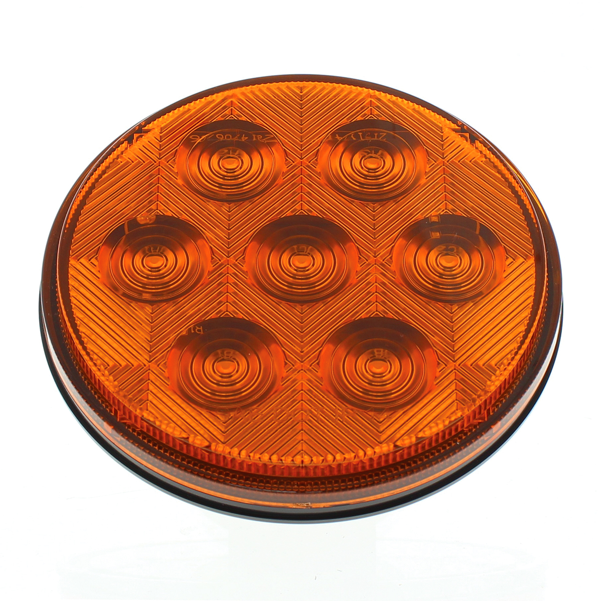 7 LED 4" Competition Series Turn Signal Light - Amber LED/Amber Lens - Thumbnail 3
