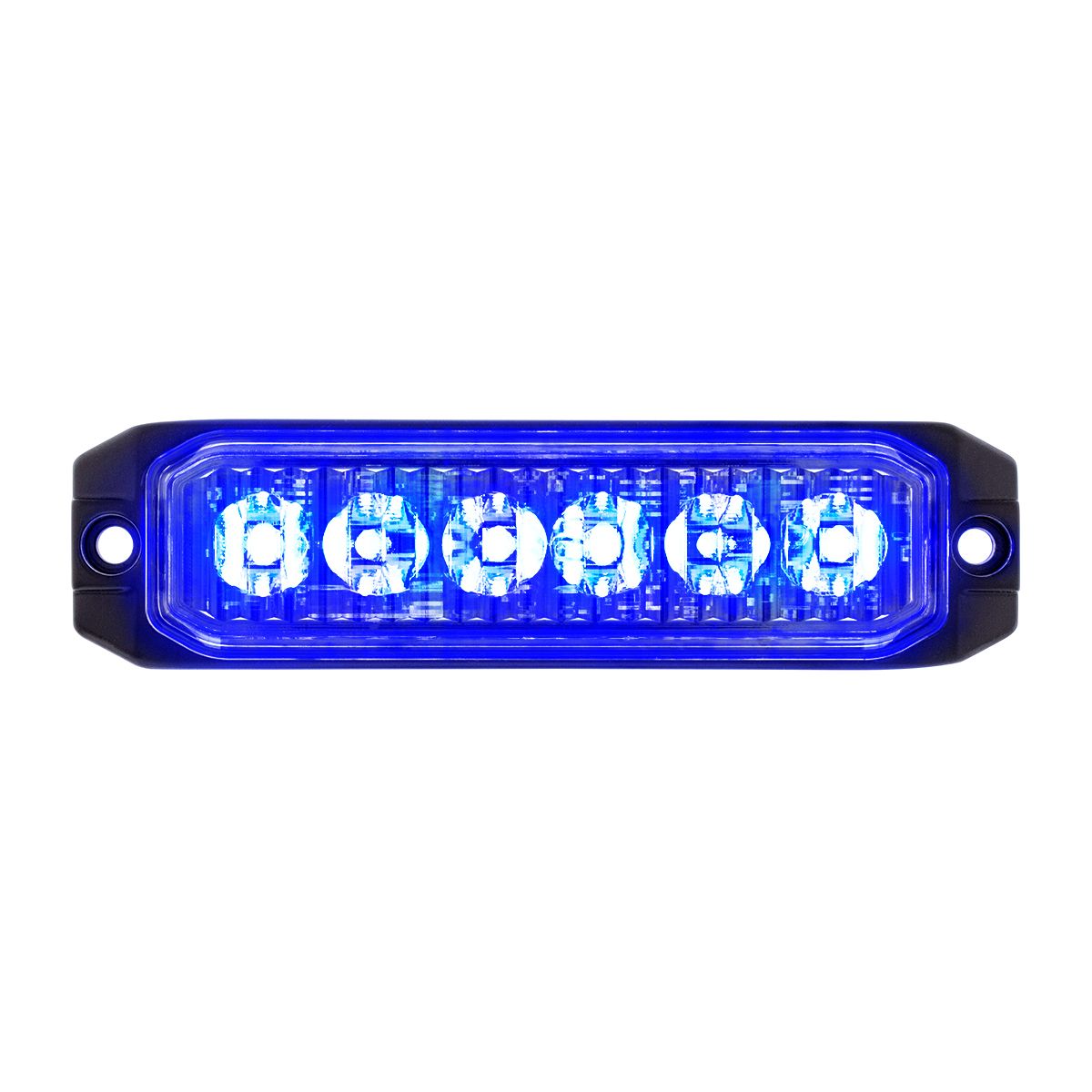 6 High Power LED "Competition Series" Slim Warning Light - Blue