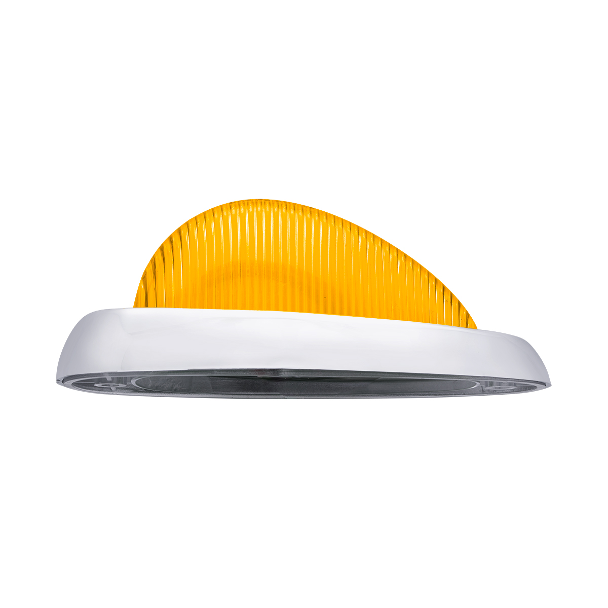 15 LED Sleeper Light With Bezel For Freightliner (Clearance/Marker) - Amber LED/Amber Lens (Pair) - Thumbnail 3