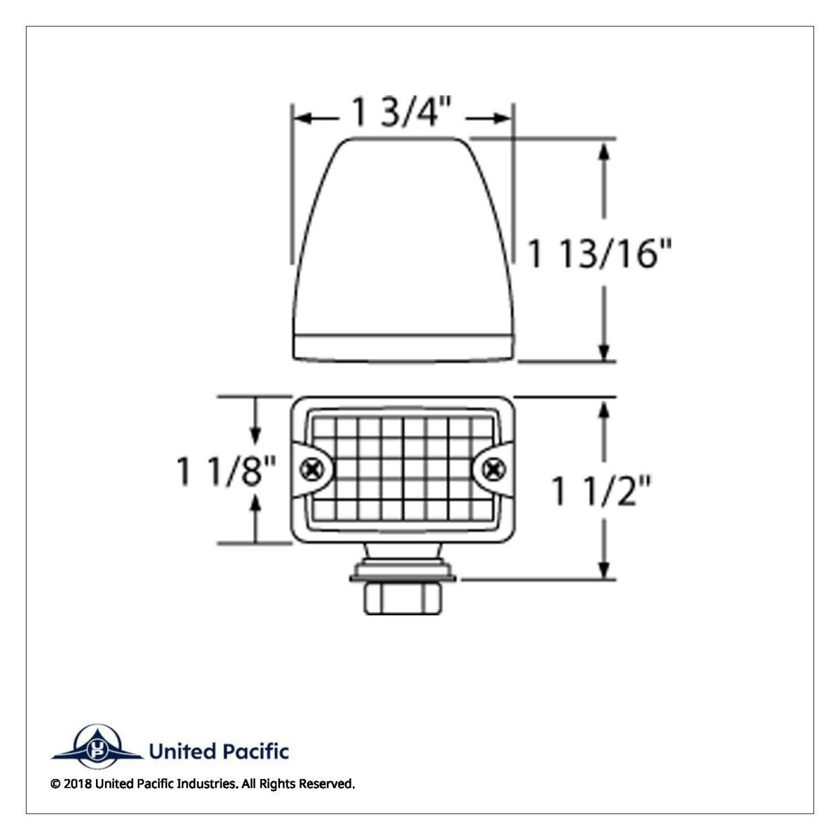 4 LED Small Rod Light - Red LED/Red Lens - Thumbnail 6