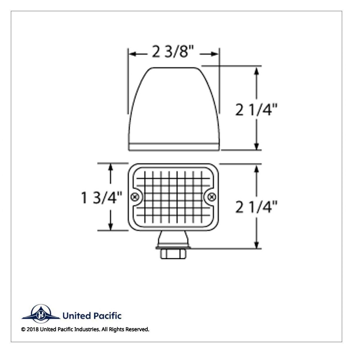 6 LED Medium Rod Light - Red LED/Red Lens - Thumbnail 6