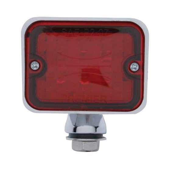6 LED Large Rod Light - Red LED/Red Lens - Thumbnail 4