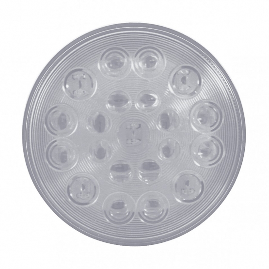 21 LED "Competition Series" 4" Round Light (Stop, Turn & Tail) - Red LED/Clear Lens