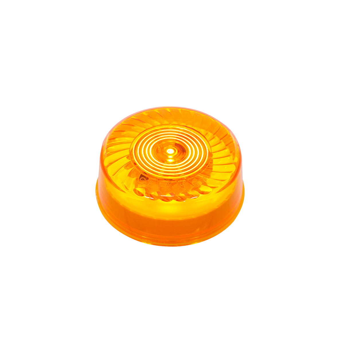 7 LED 2" Round Turbine Light (Clearance/Marker) - Amber LED/Amber Lens - Thumbnail 3