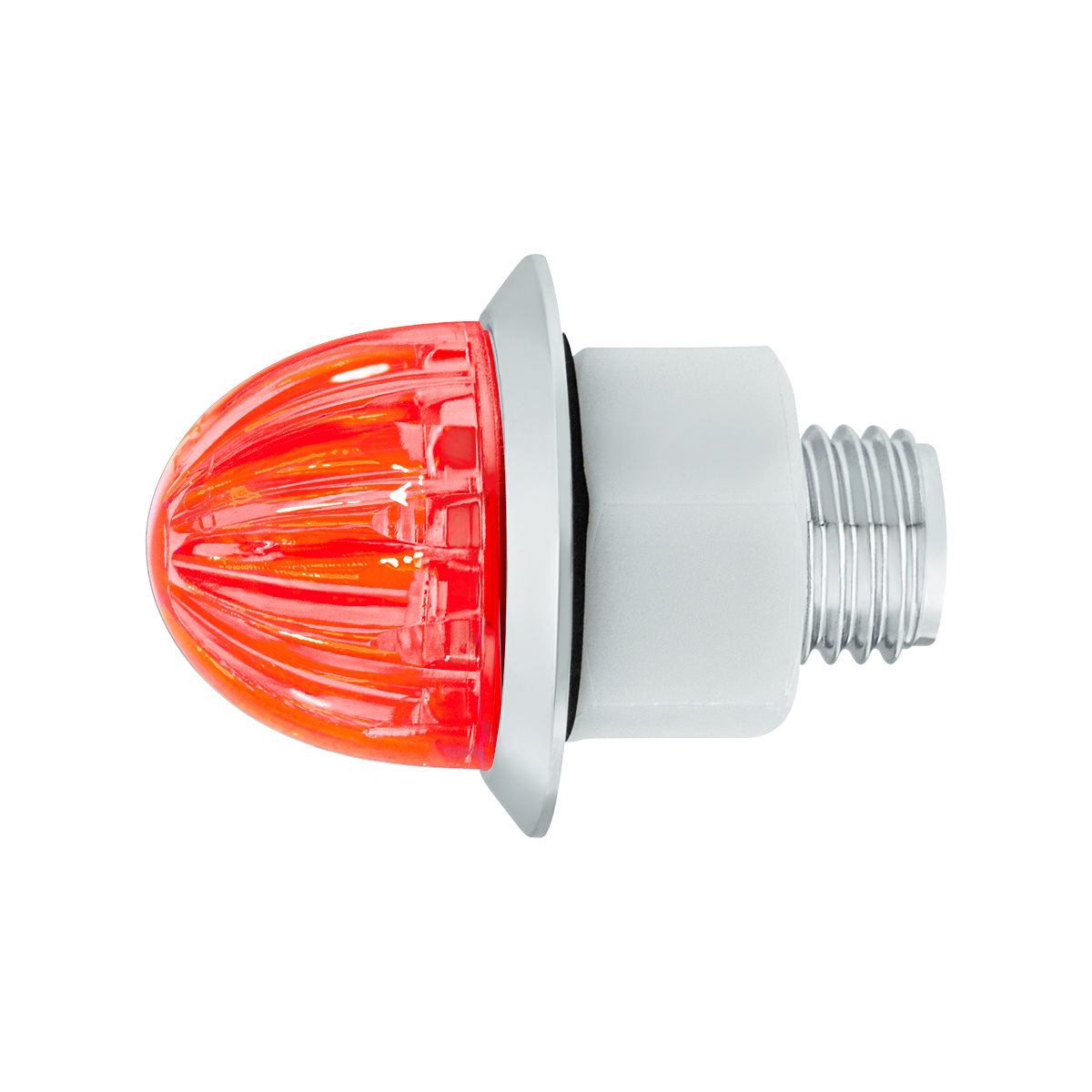 2 LED Dual Function 1-1/8" Watermelon Light (Clearance/Marker) - Red LED/Red Lens - Thumbnail 4