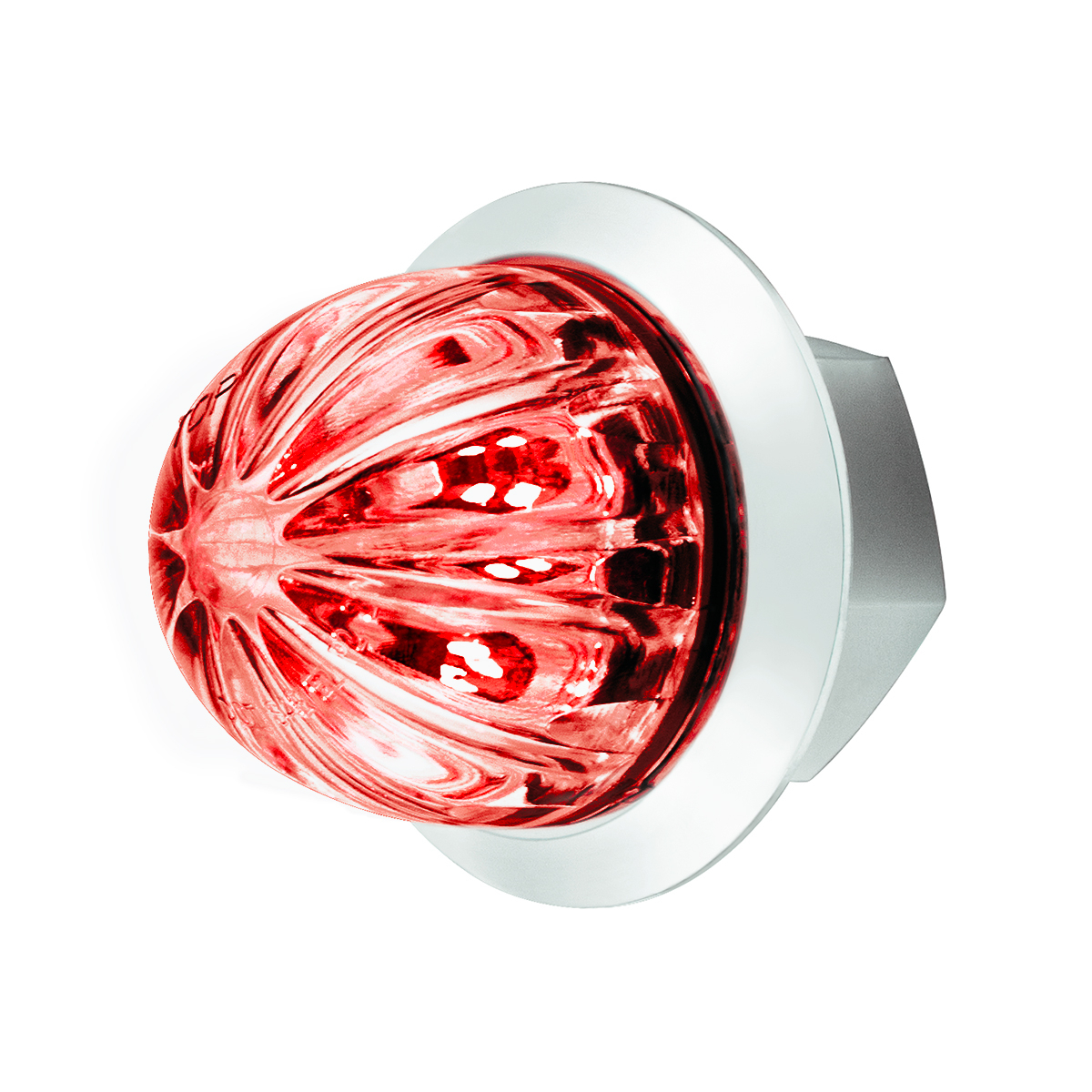 2 LED Dual Function 1-1/8" Watermelon Light (Clearance/Marker) - Red LED/Clear Lens - Thumbnail 9