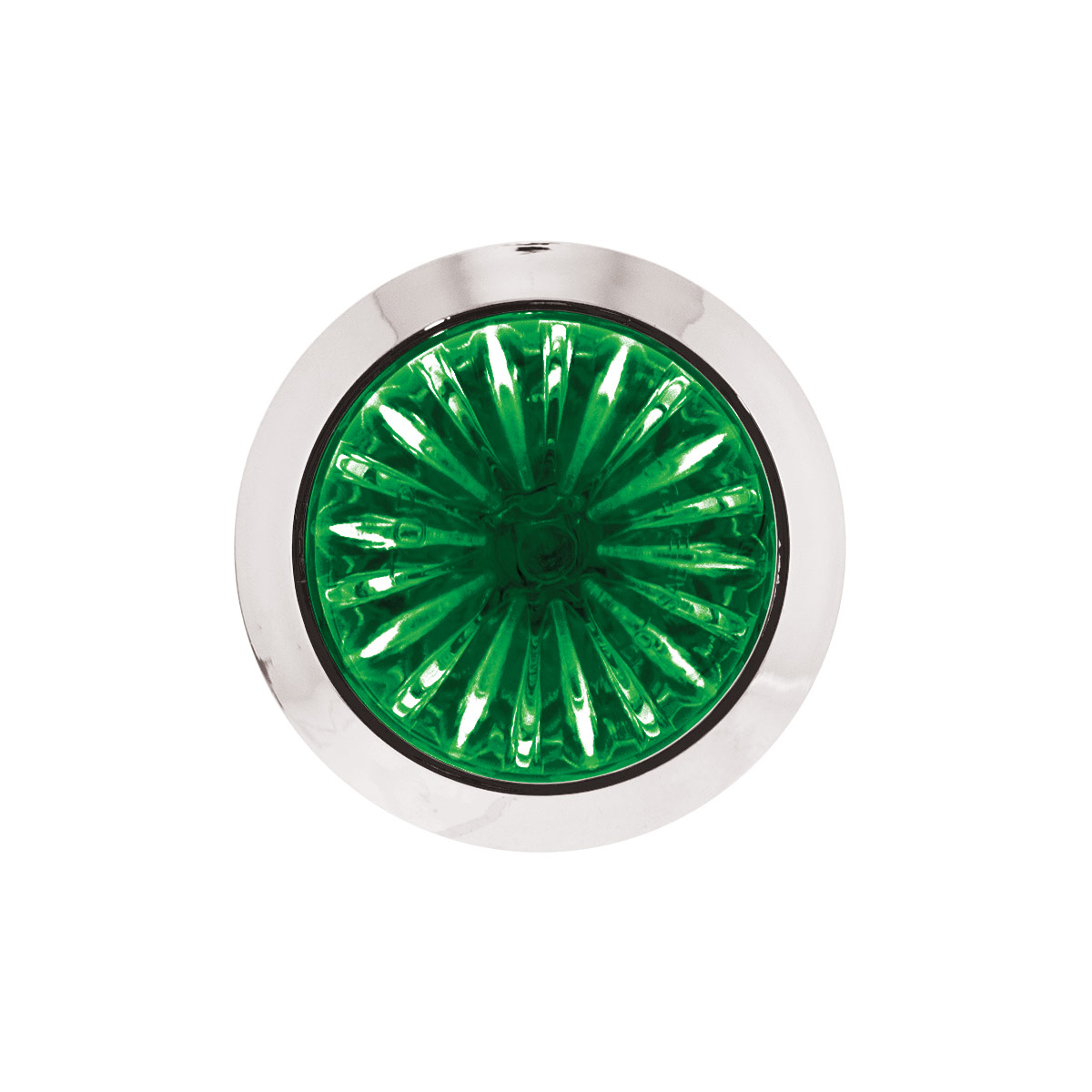4 LED 1-1/8" Watermelon Double Fury Light With Clear Lens (Clearance/Marker) - Red & Green LED - Thumbnail 11