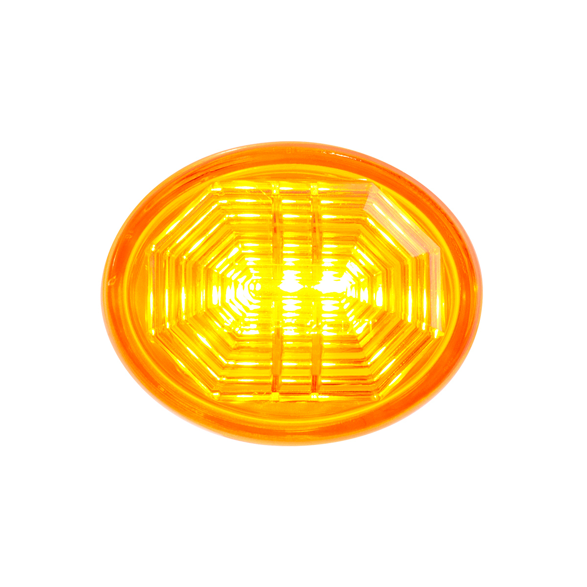 3 LED Oval Clearance/Marker Light-Amber LED/Amber Lens - Thumbnail 12