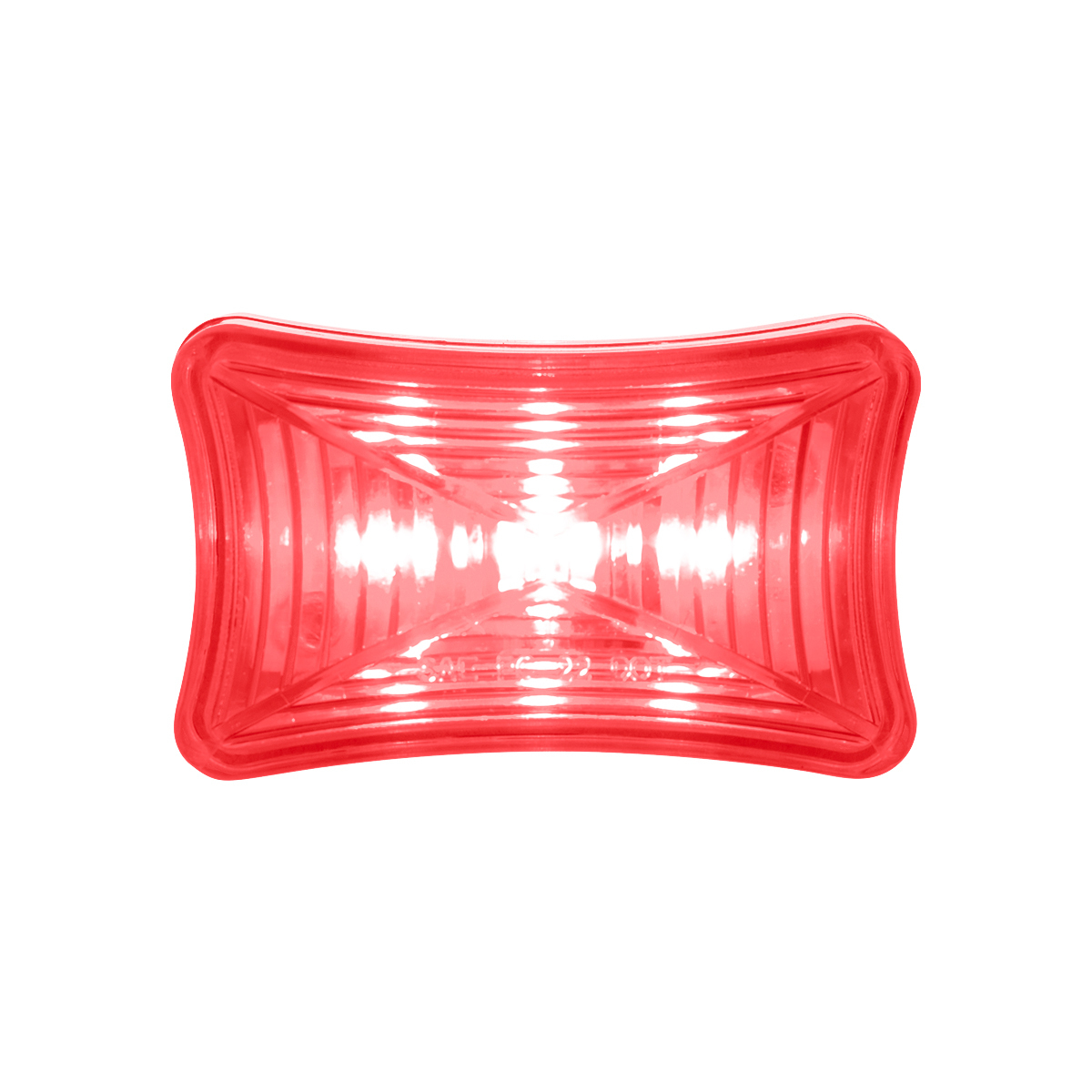 3 LED Rectangular Clearance/Marker Light-Red LED/Red Lens - Thumbnail 12