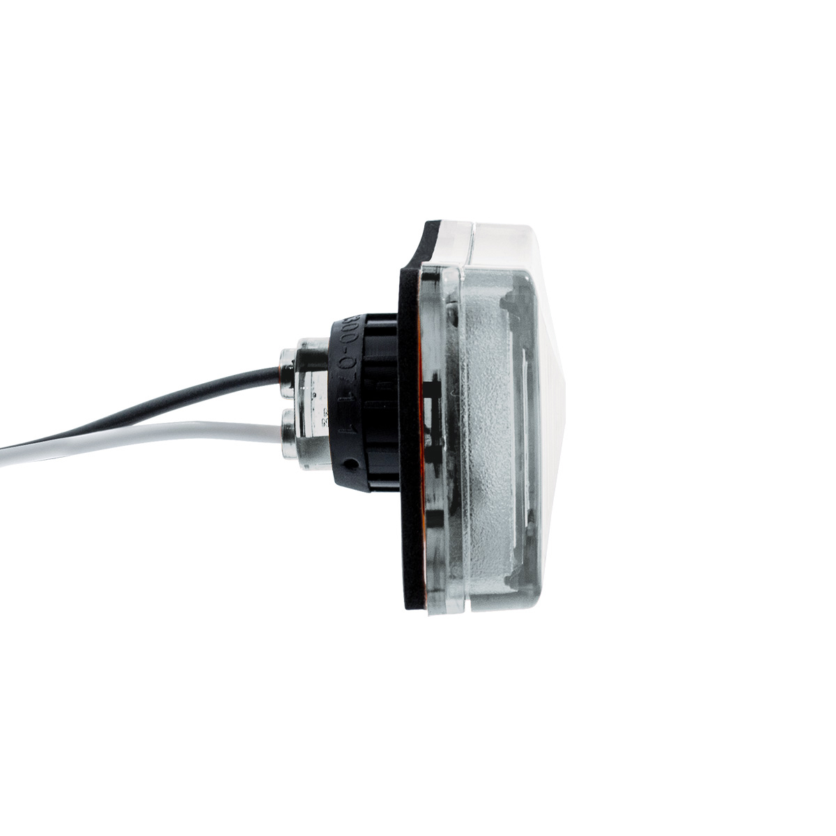 3 LED Rectangular Auxiliary Light-White LED/Clear Lens - Thumbnail 5