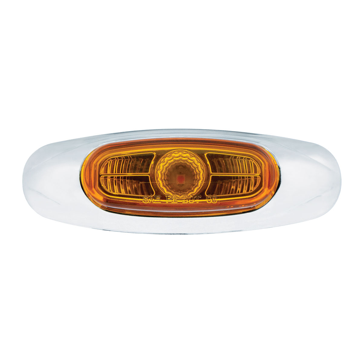 4-3/16" Wide 3 LED ViperEye Light (Clearance/Marker) - Amber LED/Amber Lens - Thumbnail 2