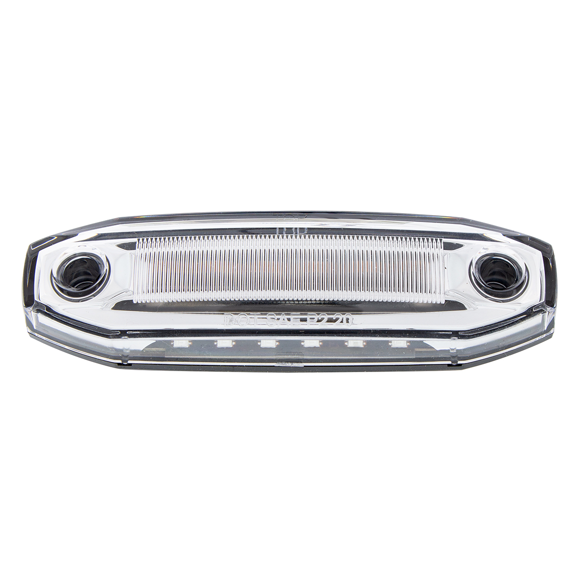 6 Amber LED Light (Clearance/Marker) With 6 Blue LED Side Ditch Light - Thumbnail 4