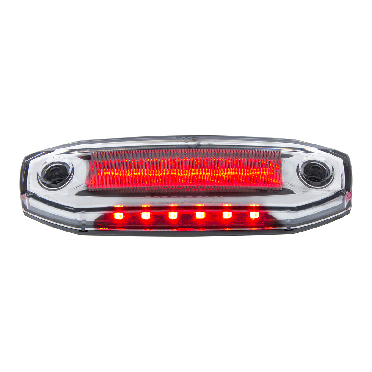 6 Red LED Light (Clearance/Marker) With 6 Red LED Side Ditch Light - Thumbnail 3