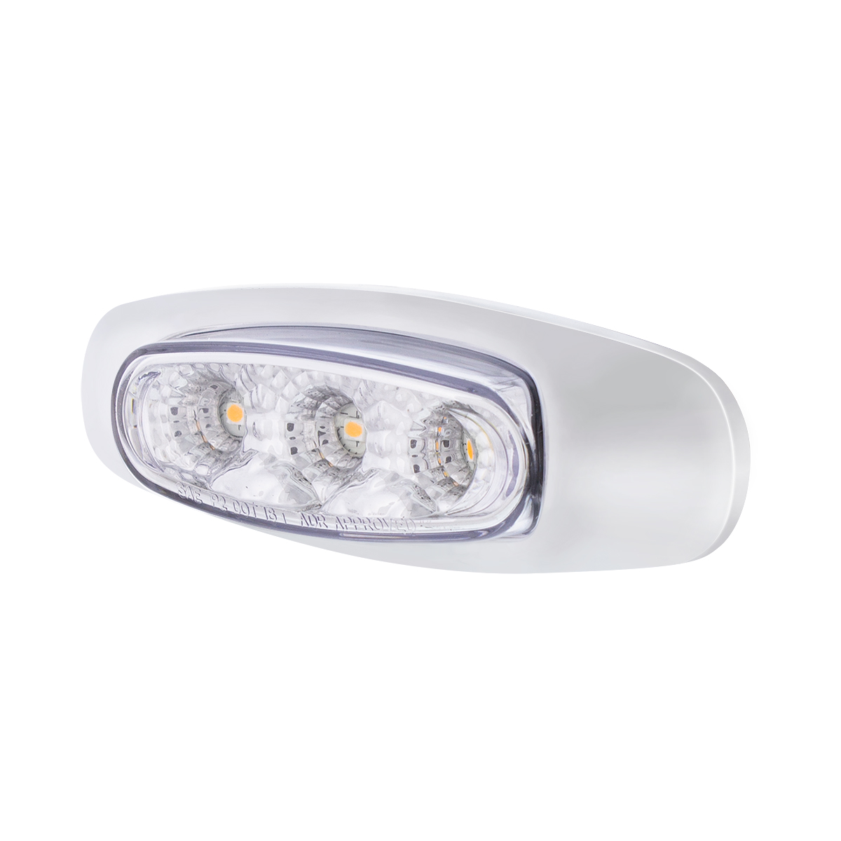 5 LED Reflector Light (Auxiliary/Utility) With Side Ditch Light - Amber LED/Clear Lens (Card) - Thumbnail 7