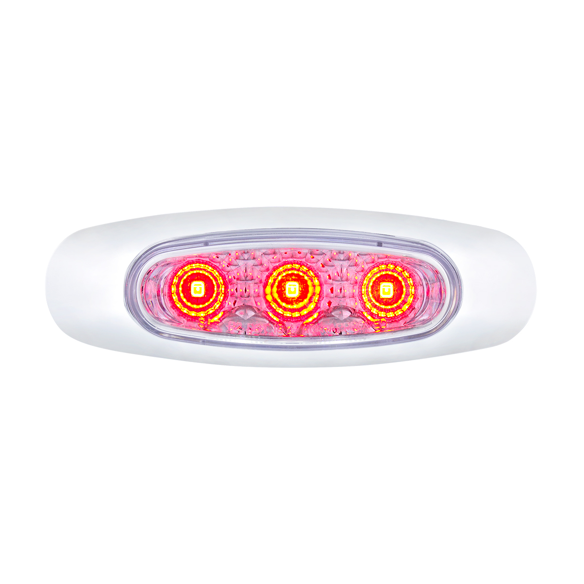 5 LED Reflector Light (Auxiliary/Utility) With Side Ditch Light -Red LED/Clear Lens (Card) - Thumbnail 11