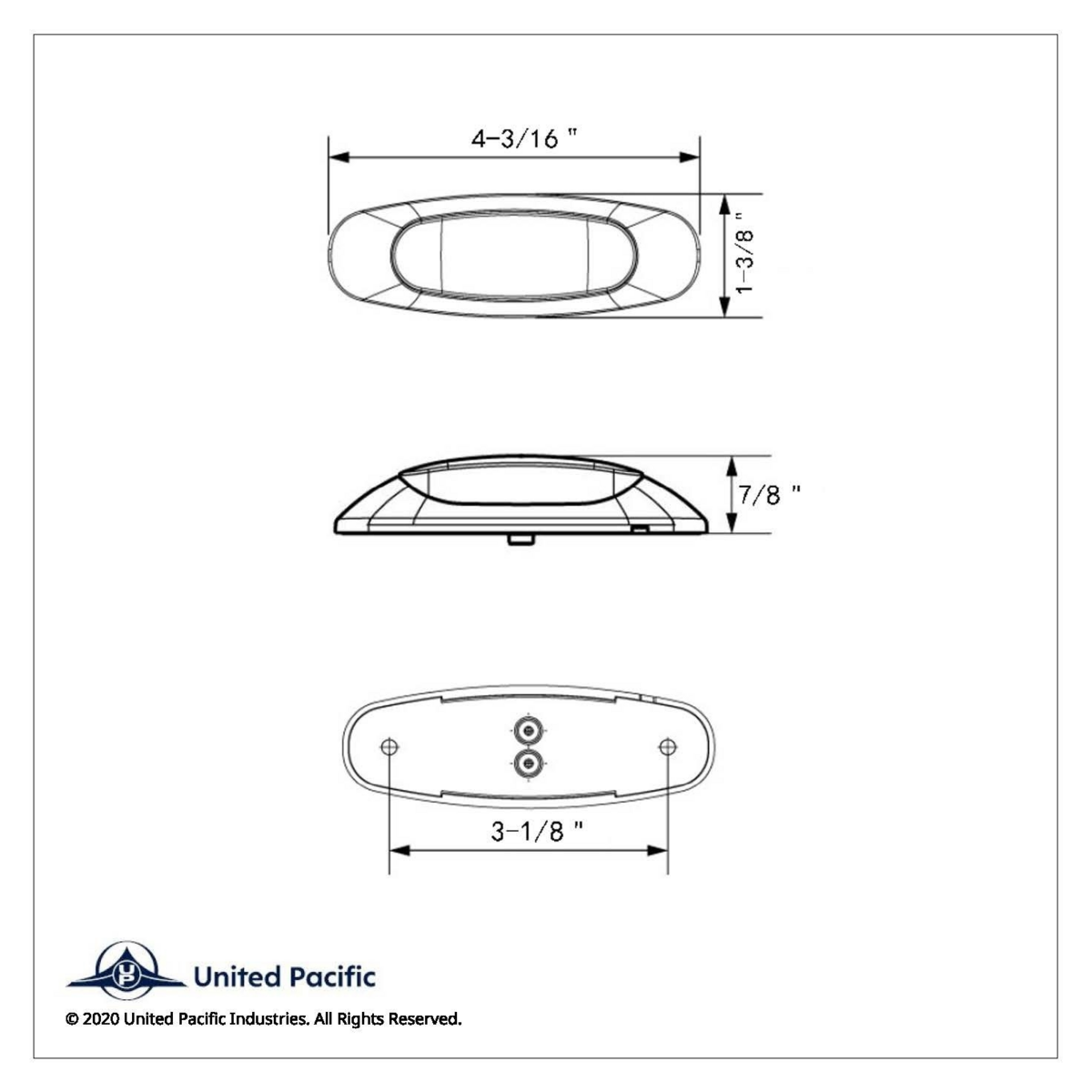 5 LED Reflector Light (Auxiliary/Utility) With Side Ditch Light -White LED/Clear Lens (Bulk) - Thumbnail 13