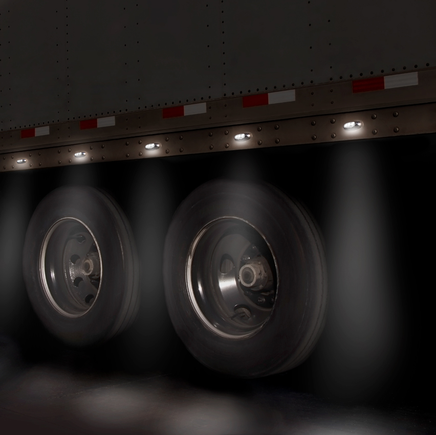 5 LED Reflector Light (Auxiliary/Utility) With Side Ditch Light -White LED/Clear Lens (Bulk) - Thumbnail 10