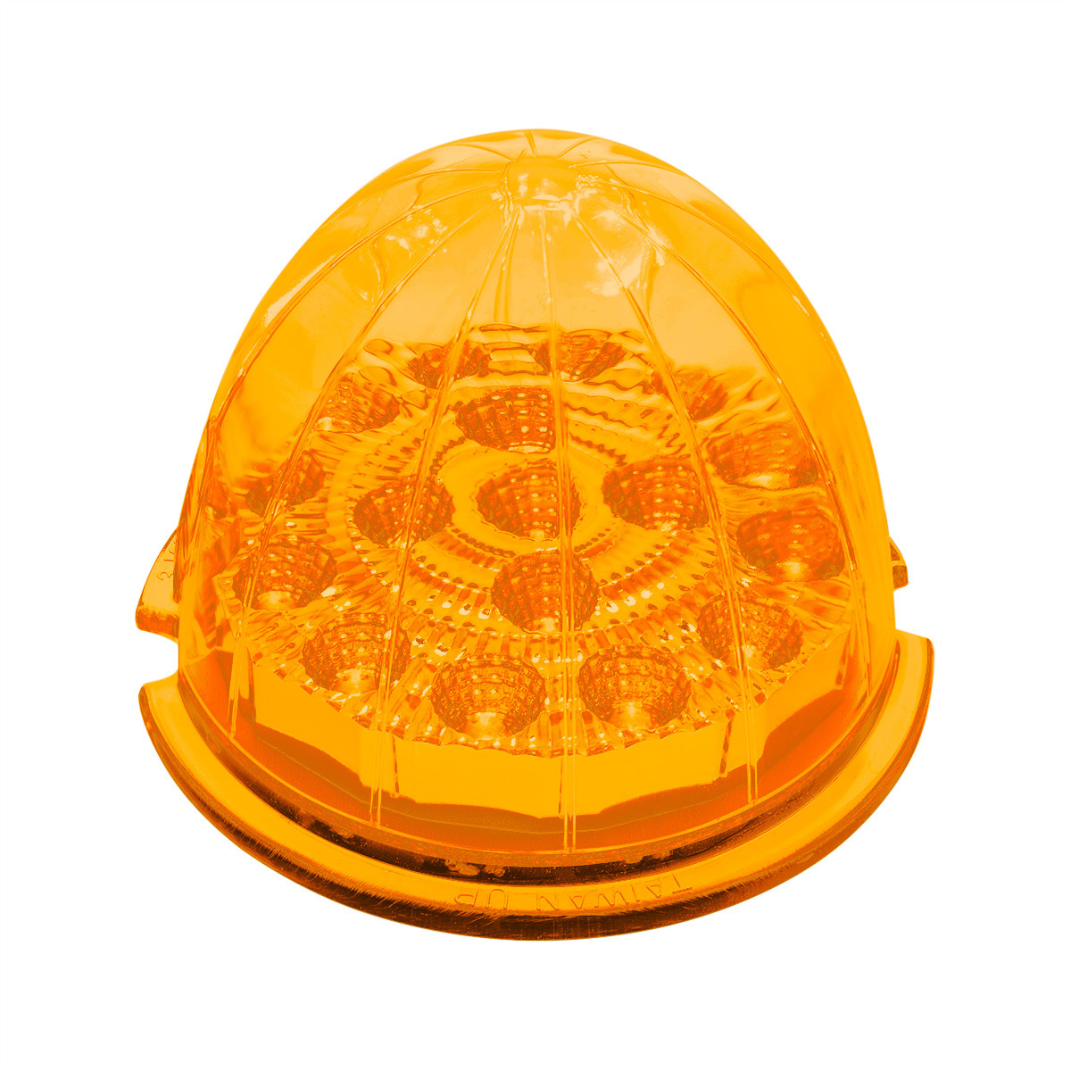 17 LED Dual Function Reflector Cab Light - Amber LED/Amber Lens - Thumbnail 9