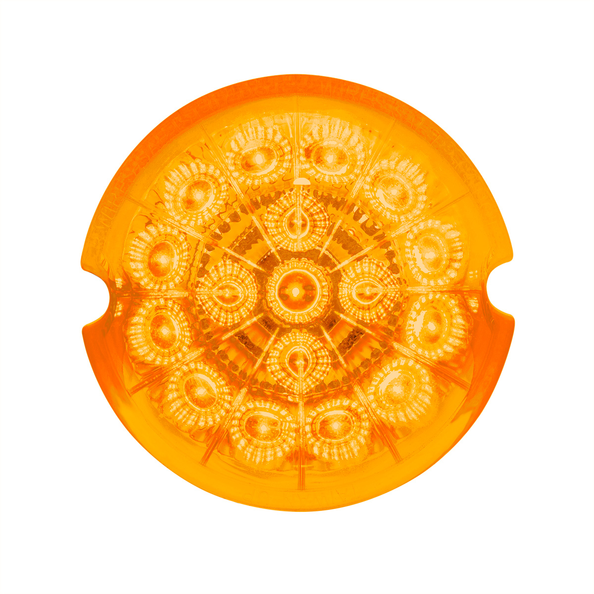 17 LED Dual Function Reflector Cab Light - Amber LED/Amber Lens (Bulk) - Thumbnail 5