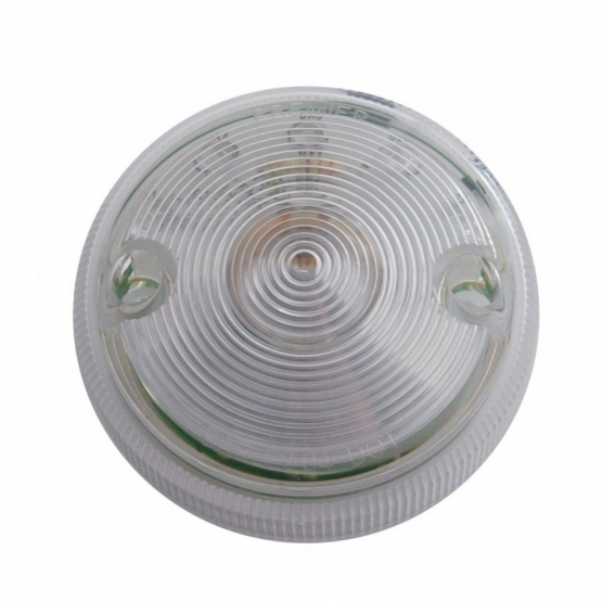 15 LED 3" Dual Function Single Face Light Only - Amber LED/Clear Lens