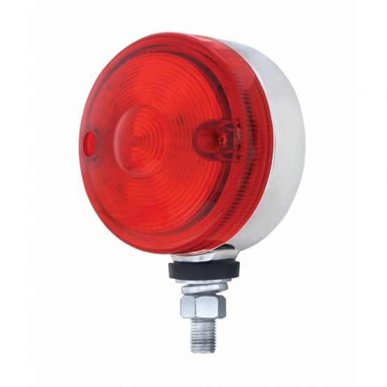 15 LED 3" Dual Function Single Face Light - Red LED/Red Lens