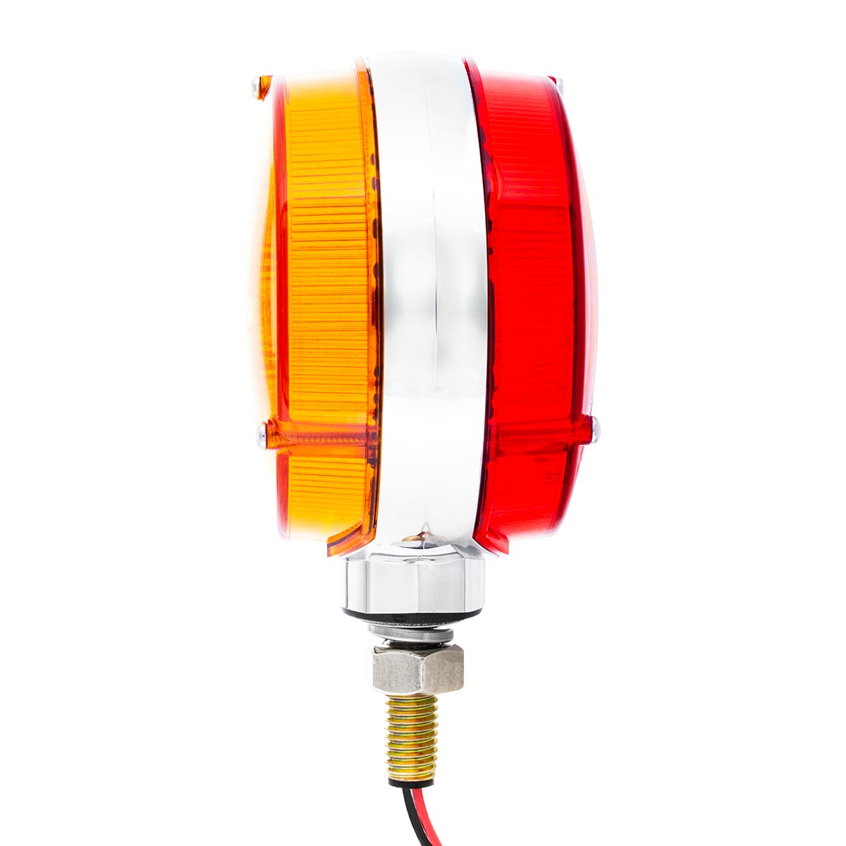 42 LED Reflector Double Face Competition Series Turn Signal Light-Amber & Red LED/Lens - Thumbnail 9