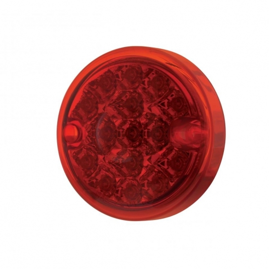 15 LED 3" Reflector Series 4 Light Only For Double Face Light Housing - Red LED/Red Lens (Bulk) - Thumbnail 3