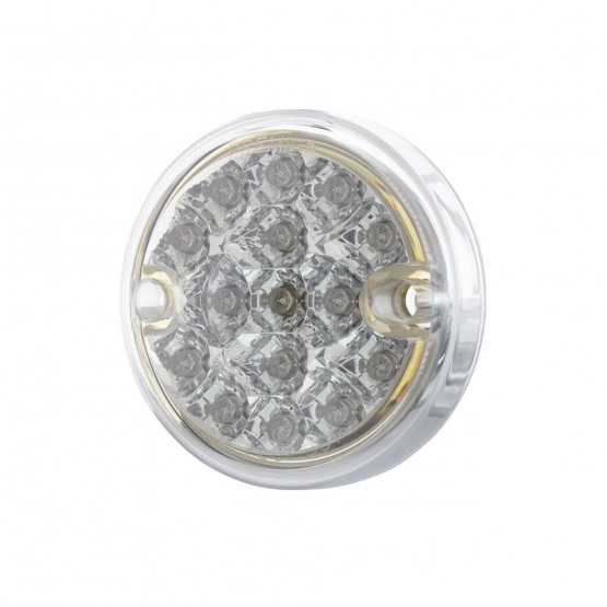15 LED 3" Reflector Series 4 Light Only For Double Face Light Housing - Amber LED/Clear Lens (Bulk) - Thumbnail 3