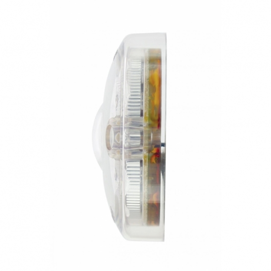 15 LED 3" Reflector Series 4 Light Only For Double Face Light Housing - Amber LED/Clear Lens (Bulk) - Thumbnail 4