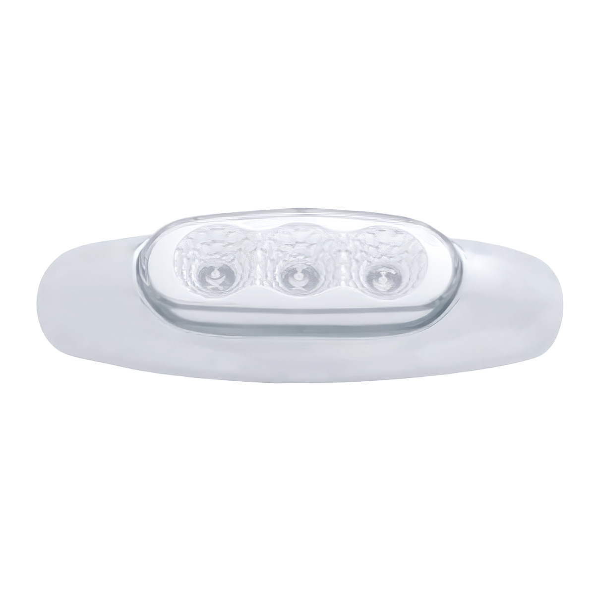 3 LED Reflector Light (Clearance/Marker) - Red LED/Clear Lens (Bulk) - Thumbnail 2
