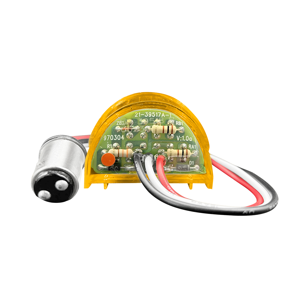 5 LED Dual Function Guide Headlight Turn Signal Light - Amber LED/Amber Lens (Bulk) - Thumbnail 6