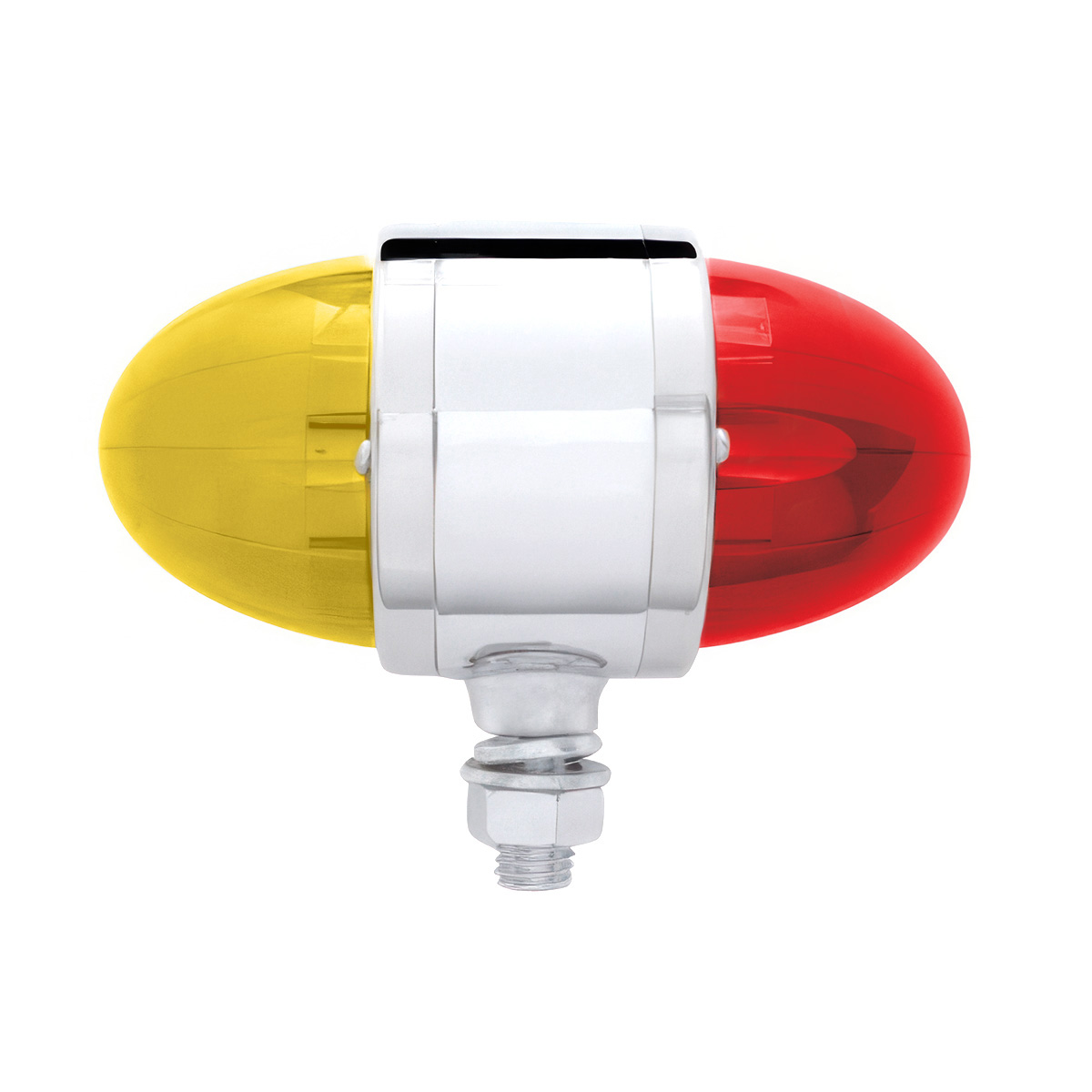 17 LED Dual Function Reflector Double Face Light - Amber & Red LED/Amber & Red Lens - Thumbnail 3