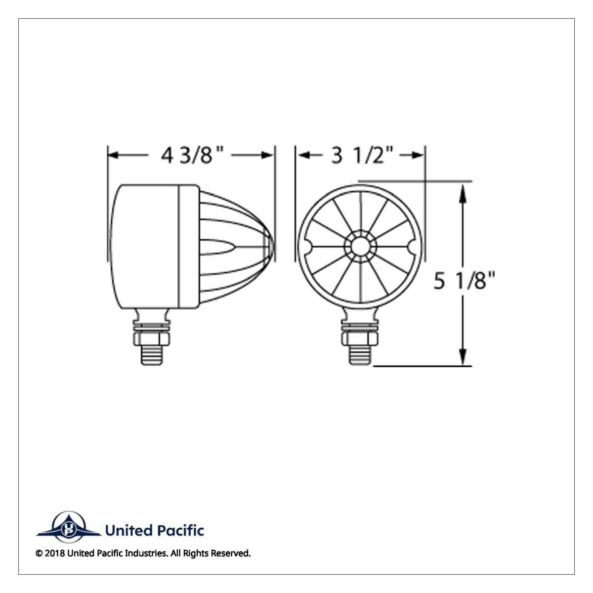 17 LED Dual Function Reflector Single Face Light - Amber LED/Amber Lens - Thumbnail 7