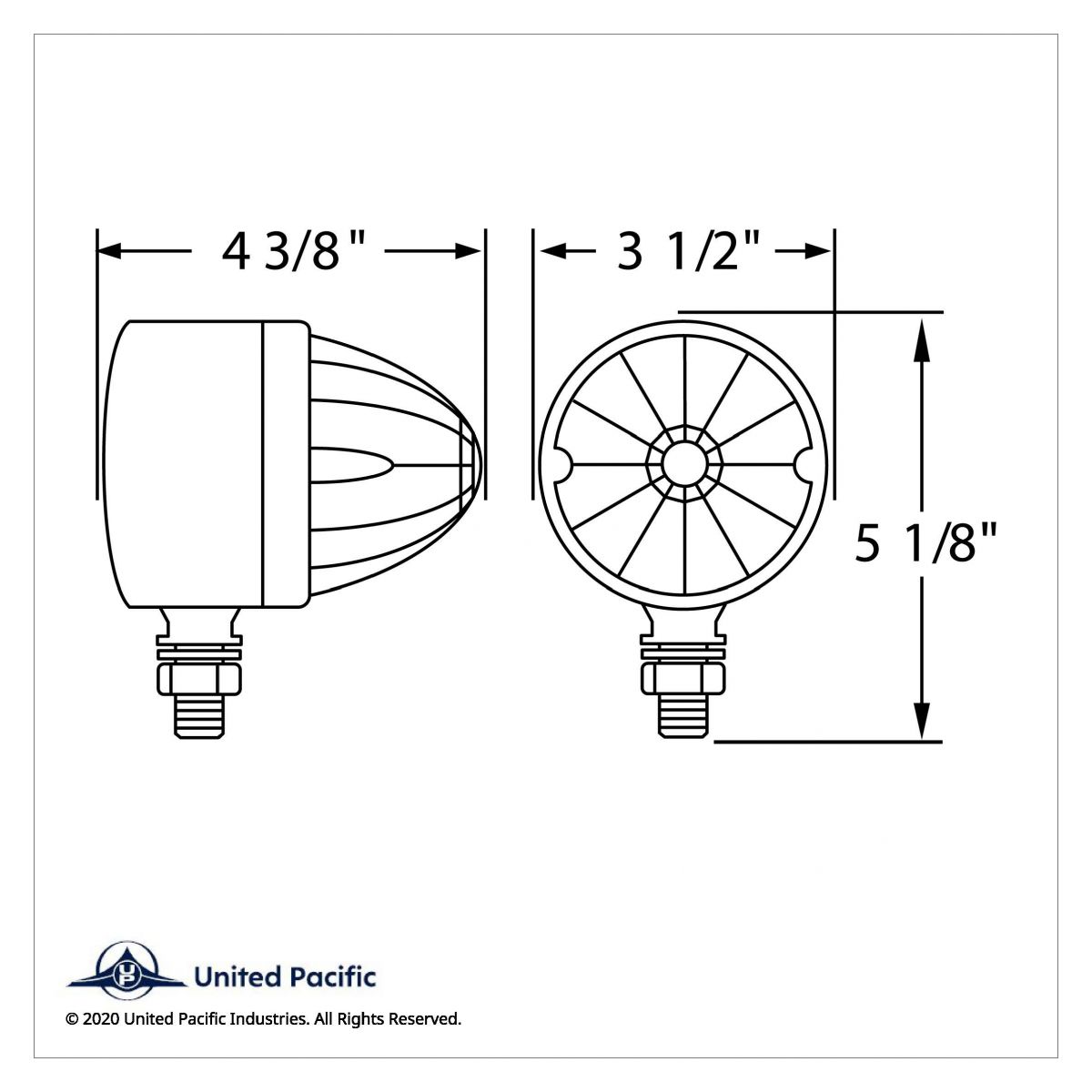 17 LED Dual Function Reflector Single Face Light - Red LED/Red Lens - Thumbnail 2