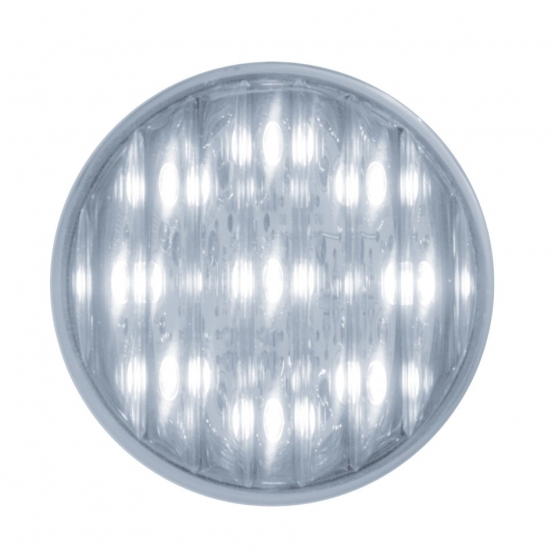 9 LED 2" Auxiliary Light - White LED/Chrome Lens