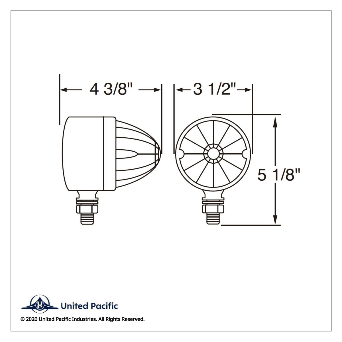 17 LED Reflector Single Face Light - Red LED/Red Lens - Thumbnail 3