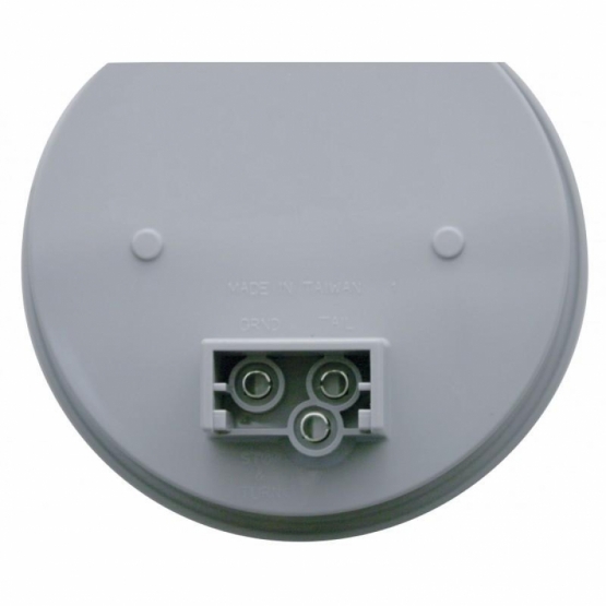 19 LED 4" Reflector Turn Signal Light - Amber LED/Clear Lens - Thumbnail 2