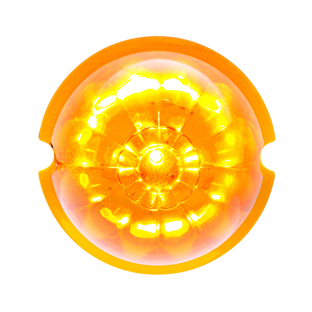 17 LED Dual Function Watermelon Cab Light - Amber LED/Amber Lens - Thumbnail 5
