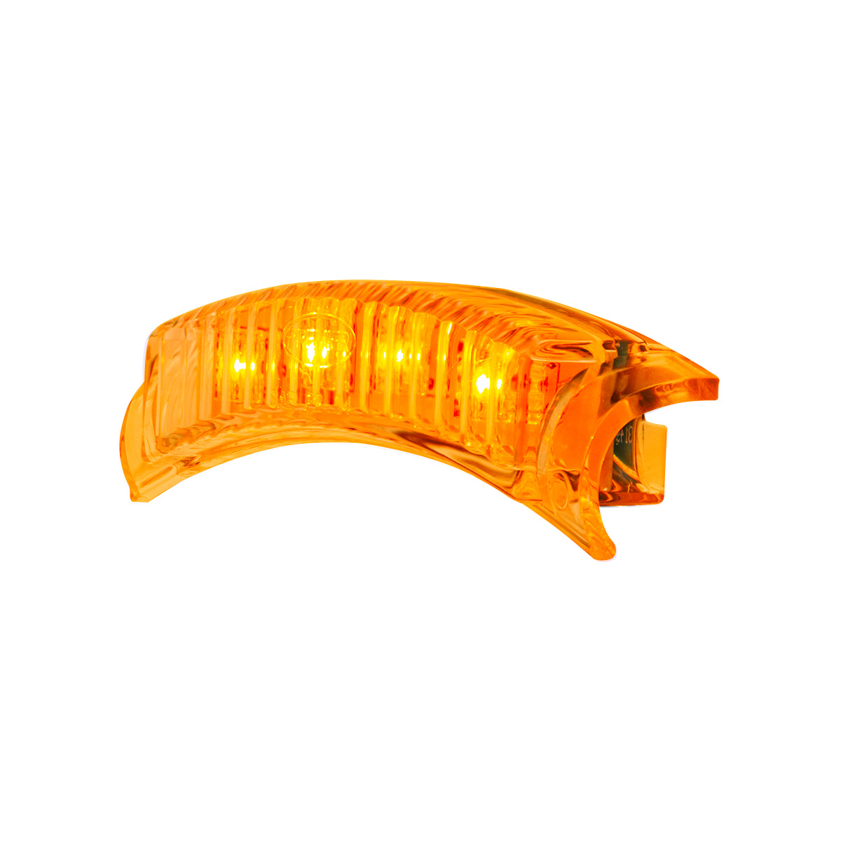 4 LED Dual Function Headlight Turn Signal Light - Amber LED/Amber Lens (Bulk) - Thumbnail 3