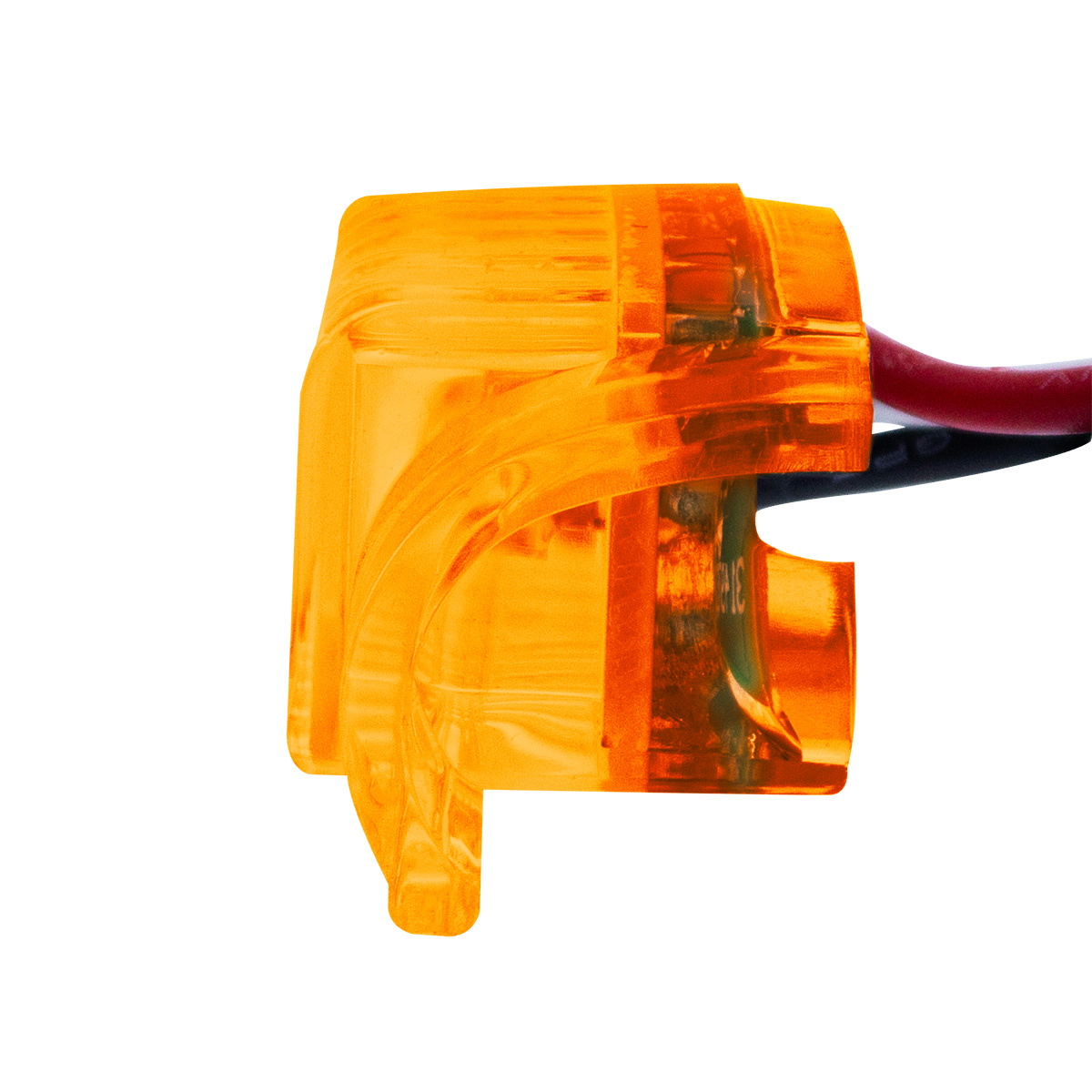 4 LED Dual Function Headlight Turn Signal Light - Amber LED/Amber Lens (Bulk) - Thumbnail 5