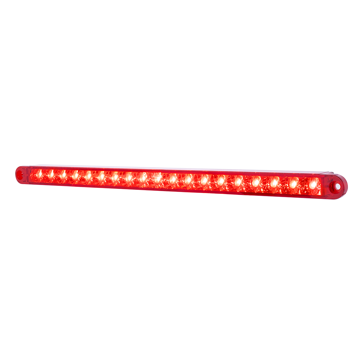 19 LED 12" Reflector Light Bar (Stop, Turn & Tail) - Red LED/Red Lens (Bulk) - Thumbnail 3
