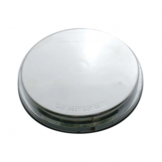 10 LED 4" Auxiliary Light - Red LED With Chrome Lens - Thumbnail 3