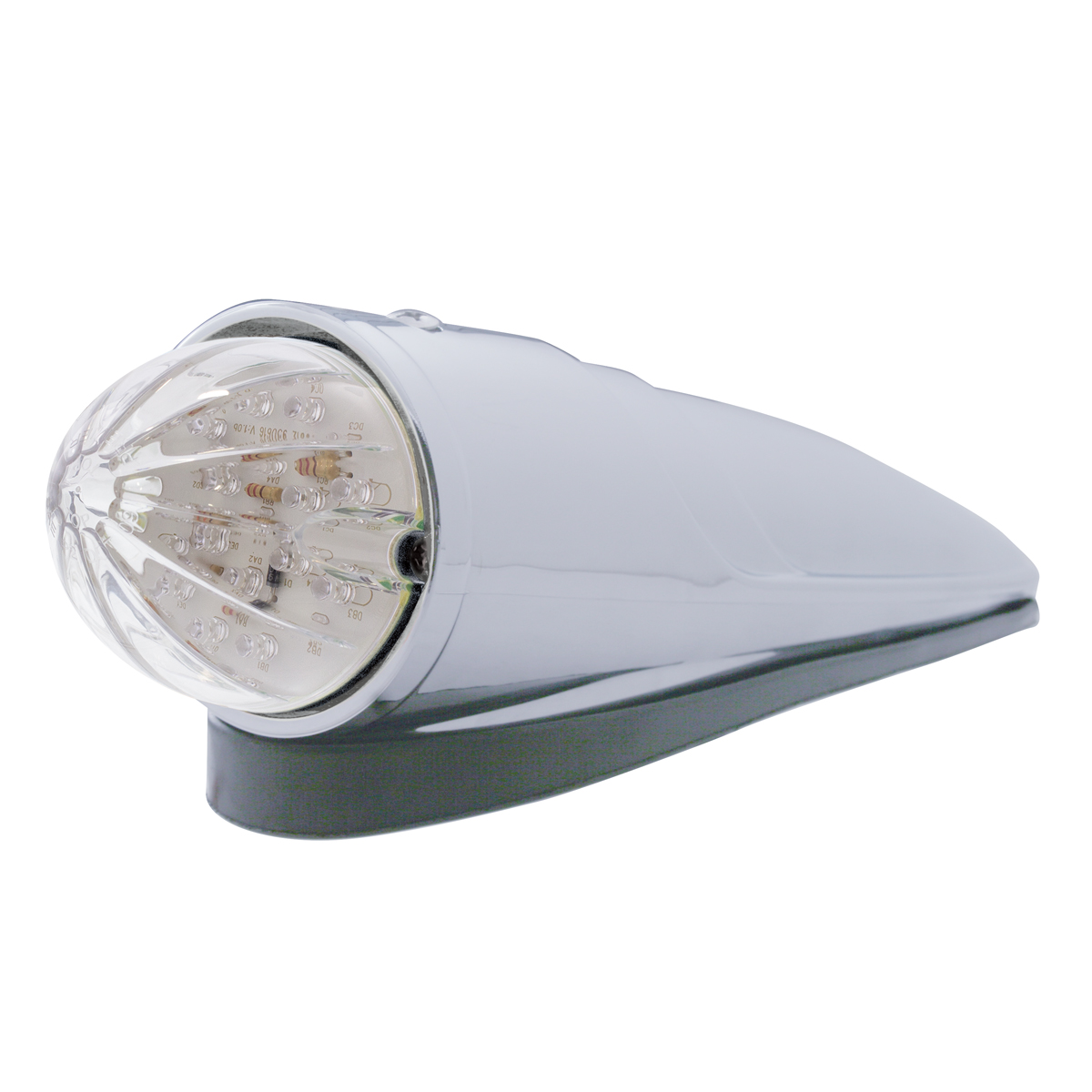 19 LED Watermelon Grakon 1000 Style Cab Light Kit - Amber LED/Clear Lens - Thumbnail 2