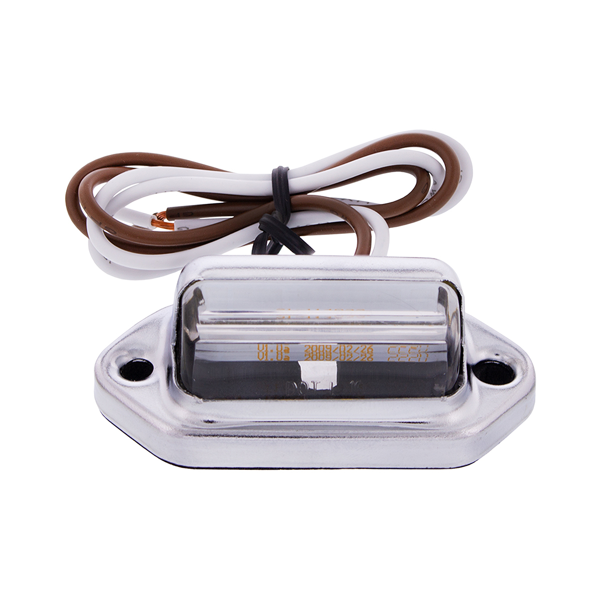 4 White LED Chrome License Plate Light/Utility Light - Thumbnail 11