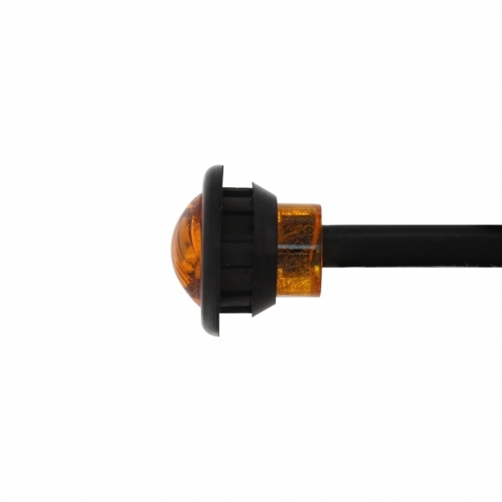 3 LED 3/4" Mini Light With Bezel (Clearance/Marker) - Amber LED/Amber Lens - Thumbnail 4