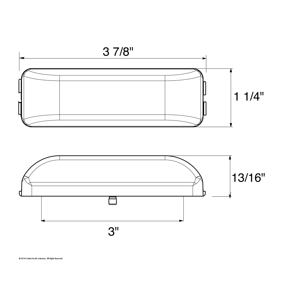 4 LED Reflector Auxiliary/Utility Light - White LED/Clear Lens - Thumbnail 3