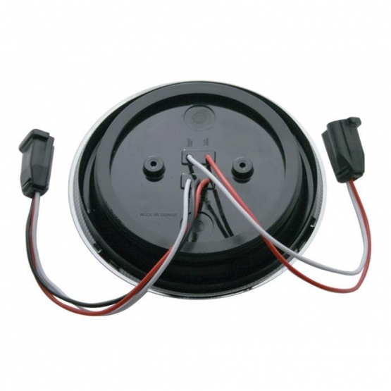 38 LED Euro Style Flange Mount Light (Stop, Turn & Tail) - White LED/Red LED/Clear Lens (Bulk) - Thumbnail 5