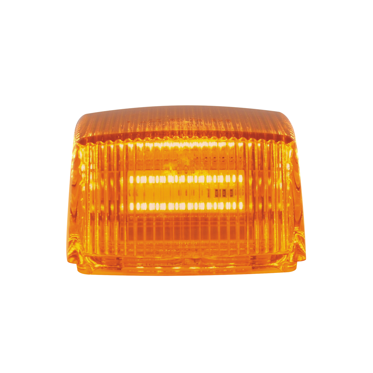 36 LED Square Cab Light - Amber LED/Amber Lens - Thumbnail 3