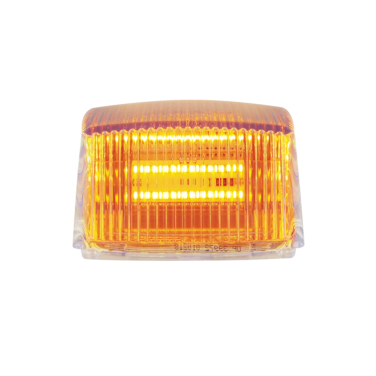 36 LED Square Cab Light - Amber LED/Clear Lens - Thumbnail 3