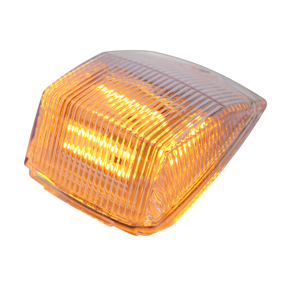 36 LED Square Cab Light - Amber LED/Clear Lens - Thumbnail 6